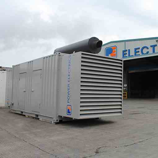 800Kva Power Electrics generator outside Bristol Headquarters